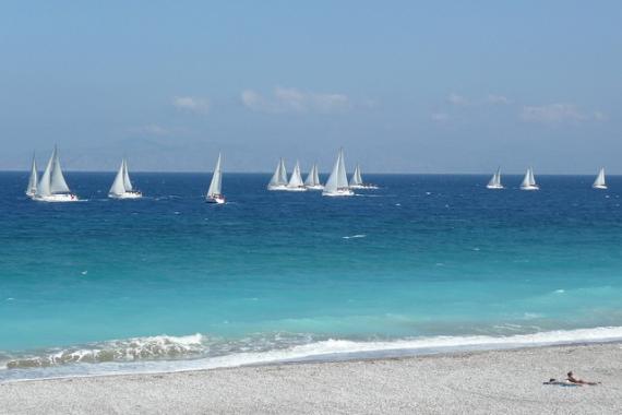 'Global MBA Trophy Yacht Race, off Ixia Beach - Rhodes, 30 April 2011' - Rhodes