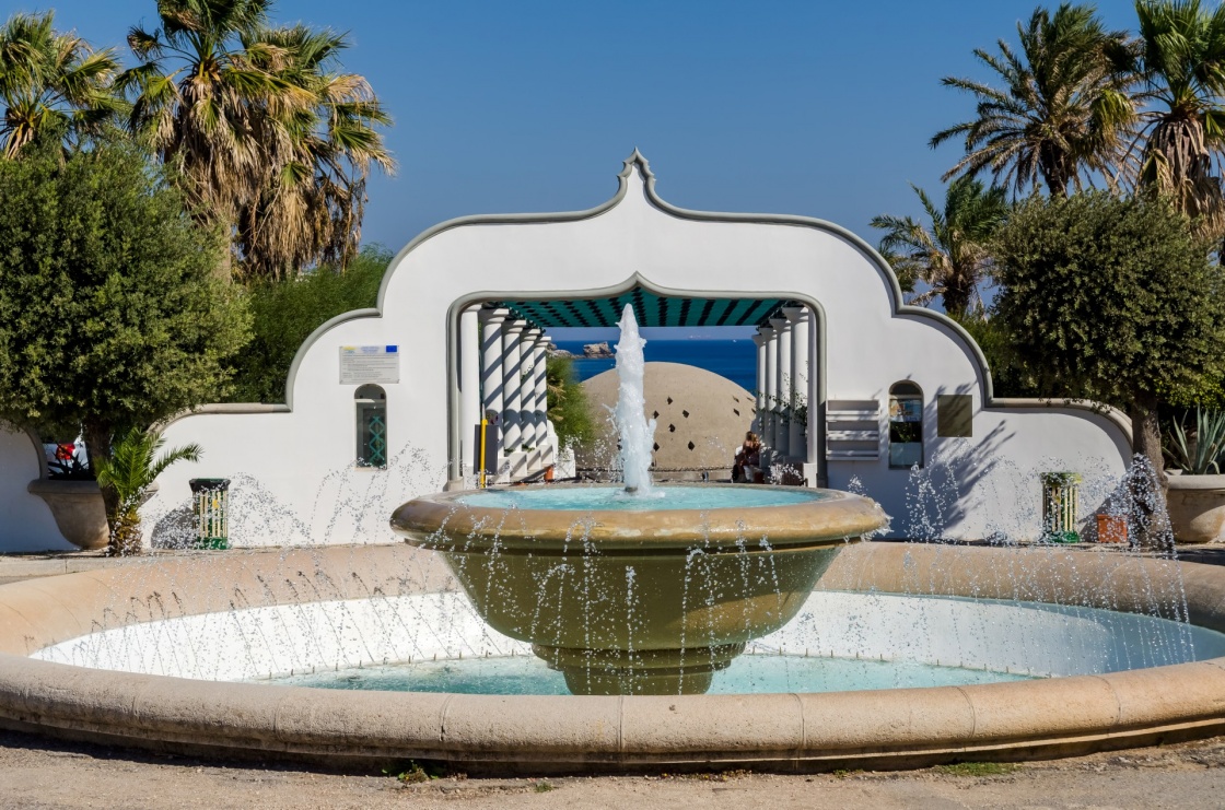 Kallithea springs Rhodes island Greece