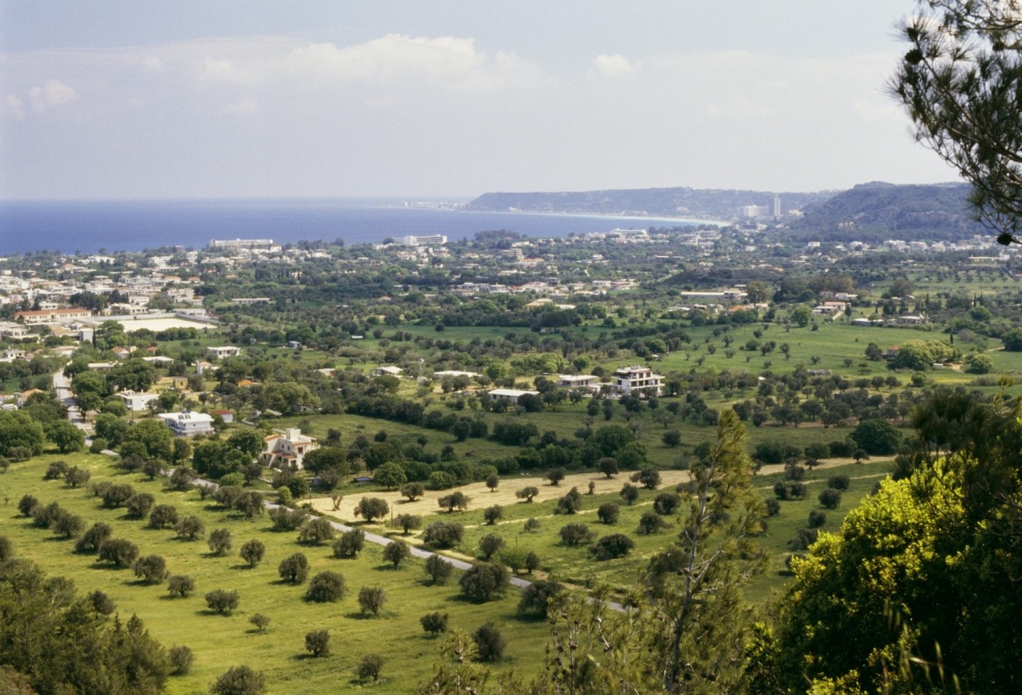 'View of Trianta, Filerimos, Rhodes, Greece' - Rhodes